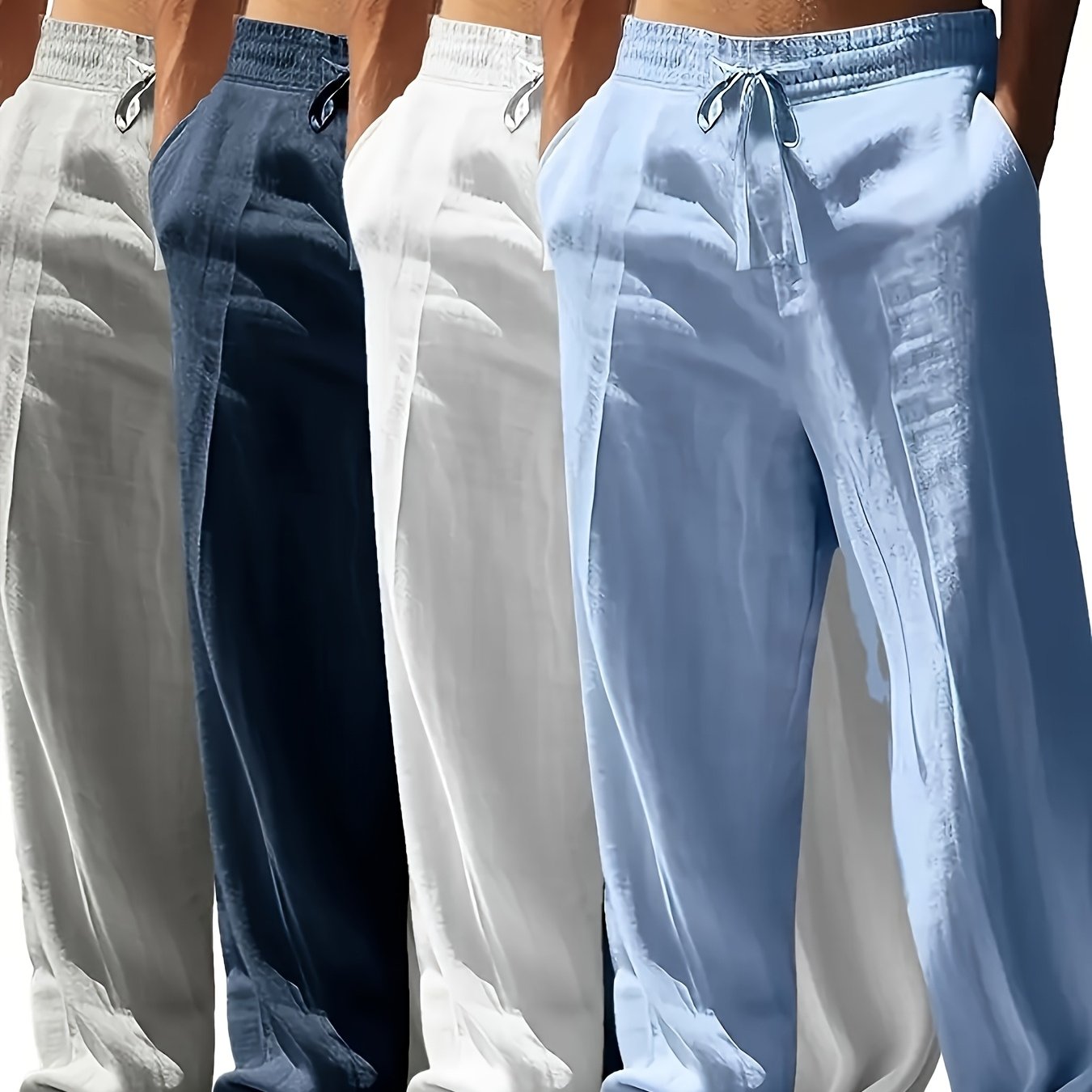 Men’s Lightweight Linen Casual Pants