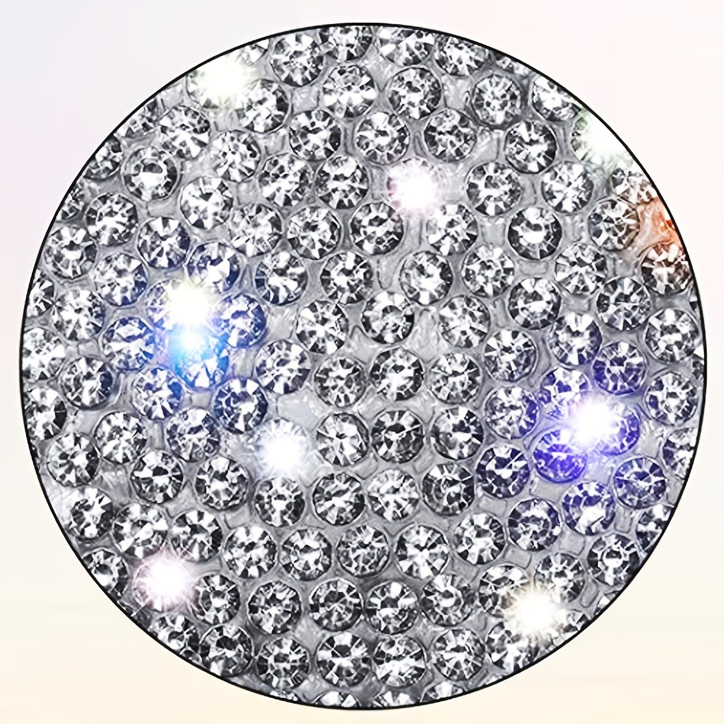 Sparkling Dog Paw Car Decal – Multicolor Rhinestone Sticker for Vehicle Interior