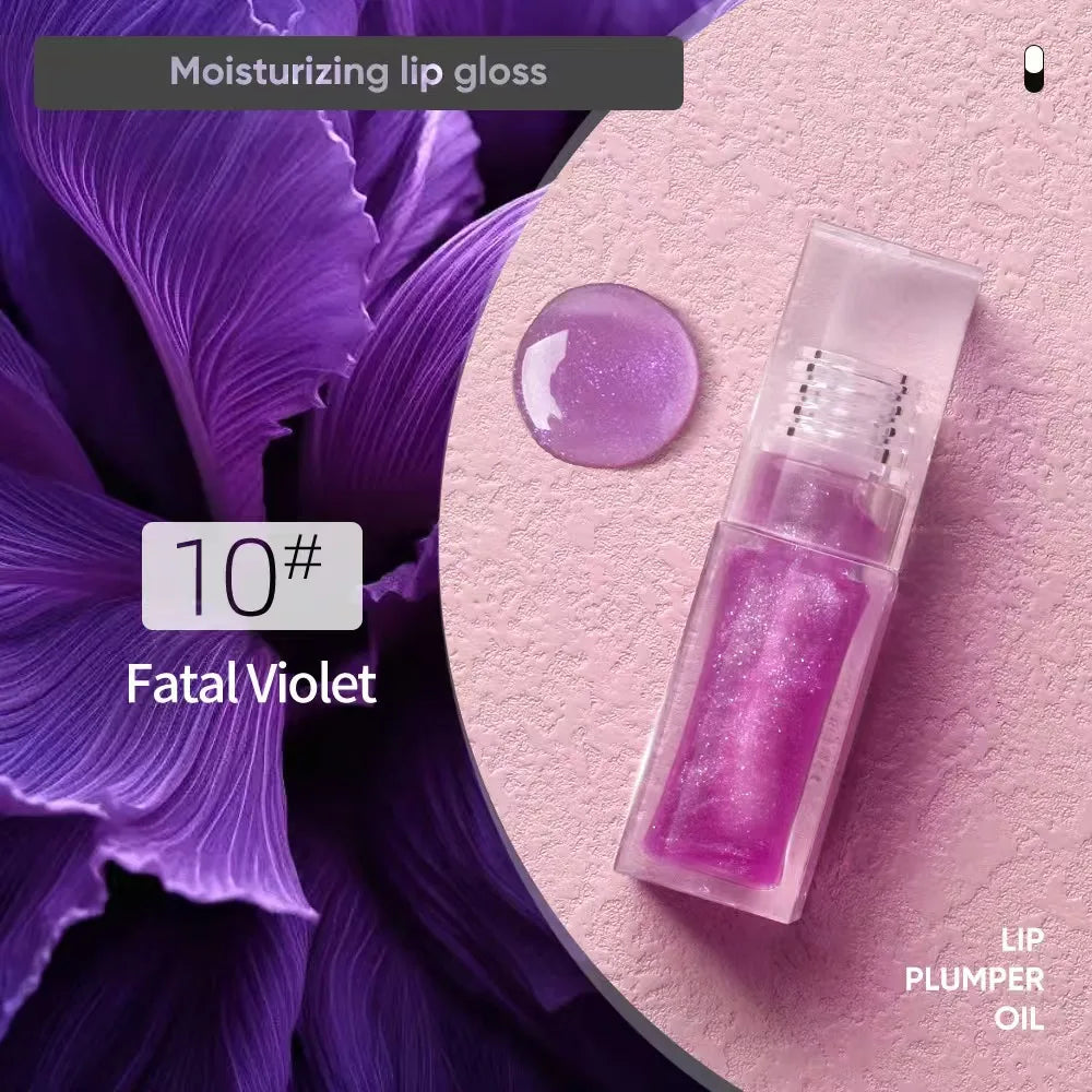 Hydrating Plumping Lip Gloss – Clear & Tinted, Long-Lasting & Waterproof