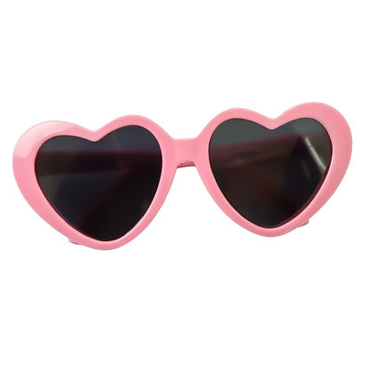 Heart-Shaped Pet Glasses – Adjustable & Cute for Dogs & Cats