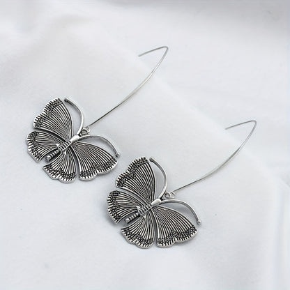 Vintage Silver Butterfly Earrings – Elegant Daily & Party Jewellery