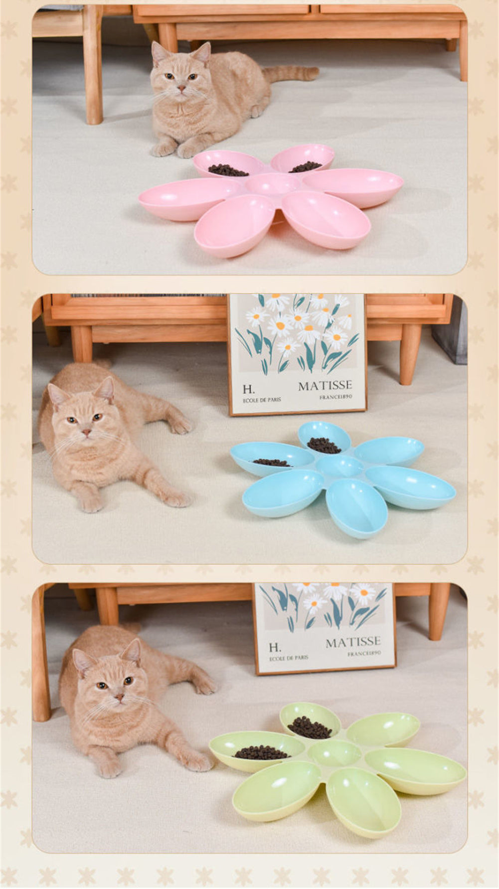 Large Slow Feeder Pet Bowl – Anti-Slip Easy Clean Healthy Eating for Cats & Dogs