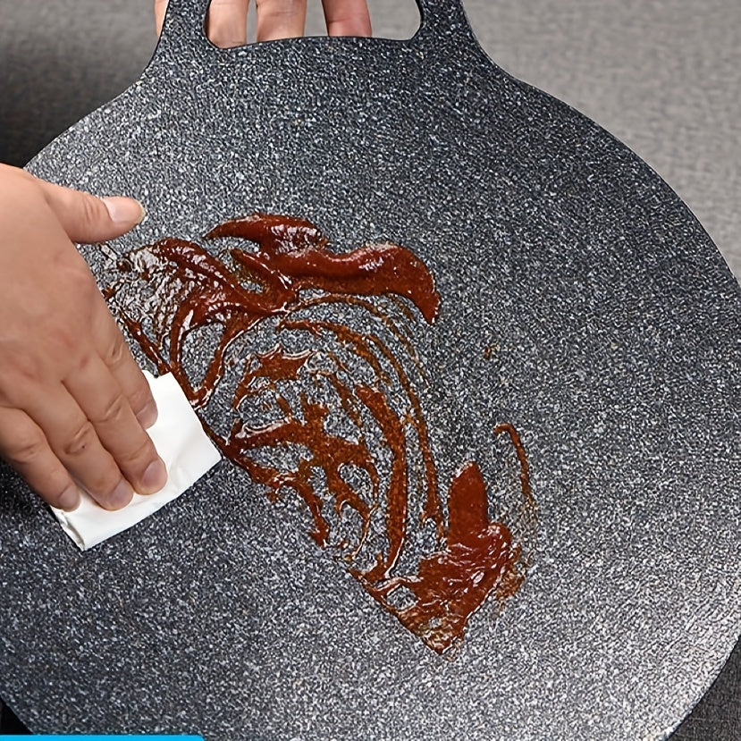 Heavy-Duty Non-Stick Frying Pan & Korean BBQ Grill Plate – Portable for Gas Stoves