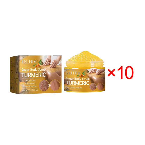 Turmeric Body Scrub Deep Cleanses Skin Deep Care For Skin Reduces Dirt And Acne Cleanses Body Exfoliates Skin Body Scrub