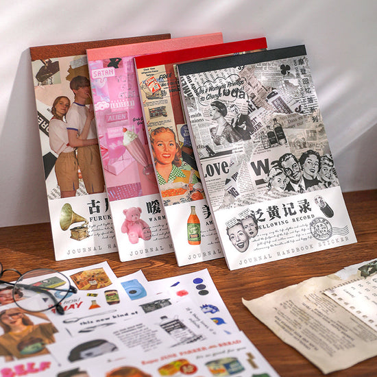 European And American Vintage Journal DIY Decorative Stickers