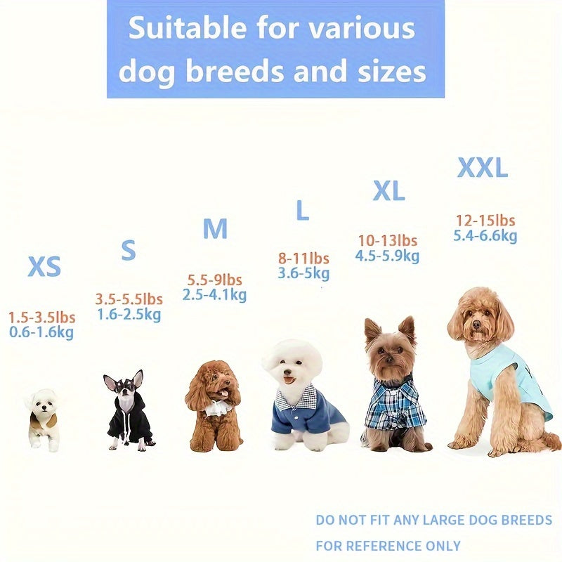 Cute Winter Dog Clothes – Cozy & Stylish Outfit for Small Dogs Perfect Christmas Gift