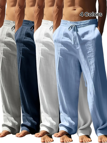 Men’s Lightweight Linen Casual Pants