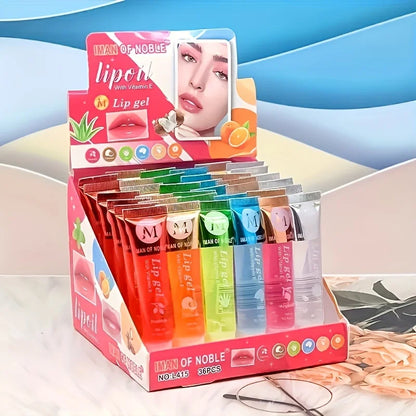 6-Piece Hydrating Lip Oil Set – Glossy, Plumping & Moisturising