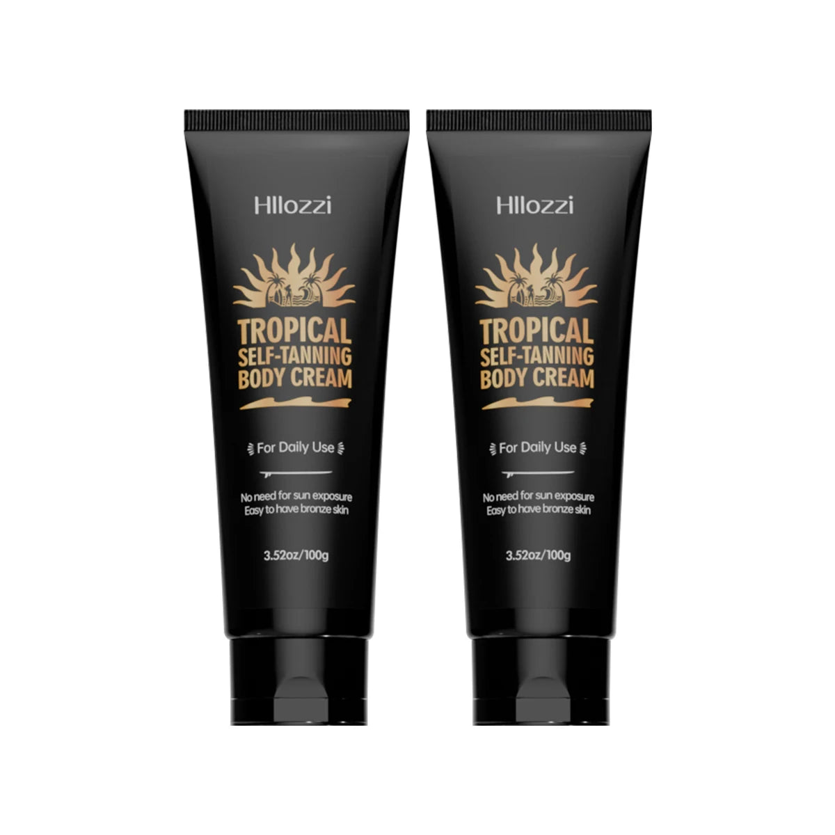 Hydrating Self-Tanning Lotion for Face & Body – Fast Deep Natural Glow