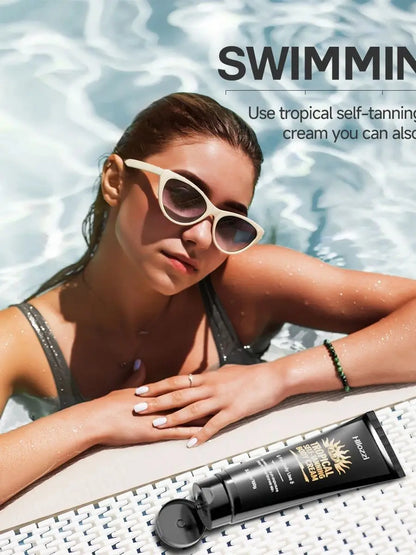 Hydrating Self-Tanning Lotion for Face & Body – Fast Deep Natural Glow