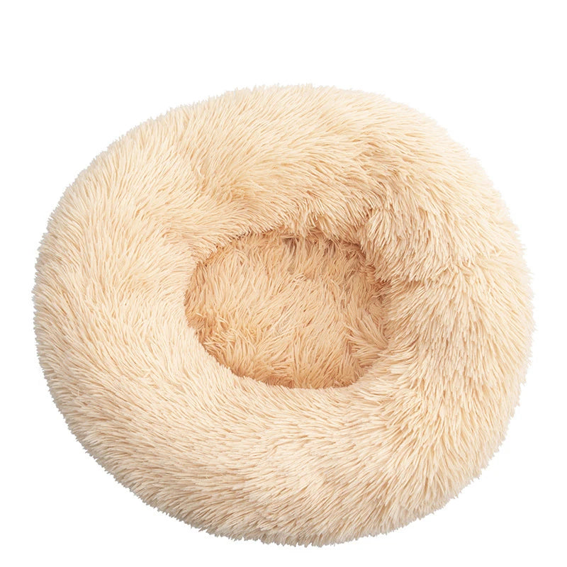 Donut Pet Bed for Dogs & Cats – Plush XXL Round Calming Mat for Small, Medium & Large Pets
