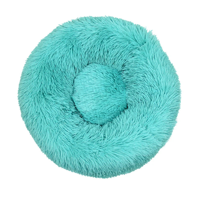Donut Pet Bed for Dogs & Cats – Plush XXL Round Calming Mat for Small, Medium & Large Pets