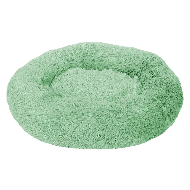 Donut Pet Bed for Dogs & Cats – Plush XXL Round Calming Mat for Small, Medium & Large Pets