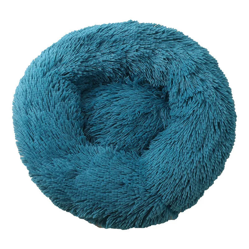 Donut Pet Bed for Dogs & Cats – Plush XXL Round Calming Mat for Small, Medium & Large Pets
