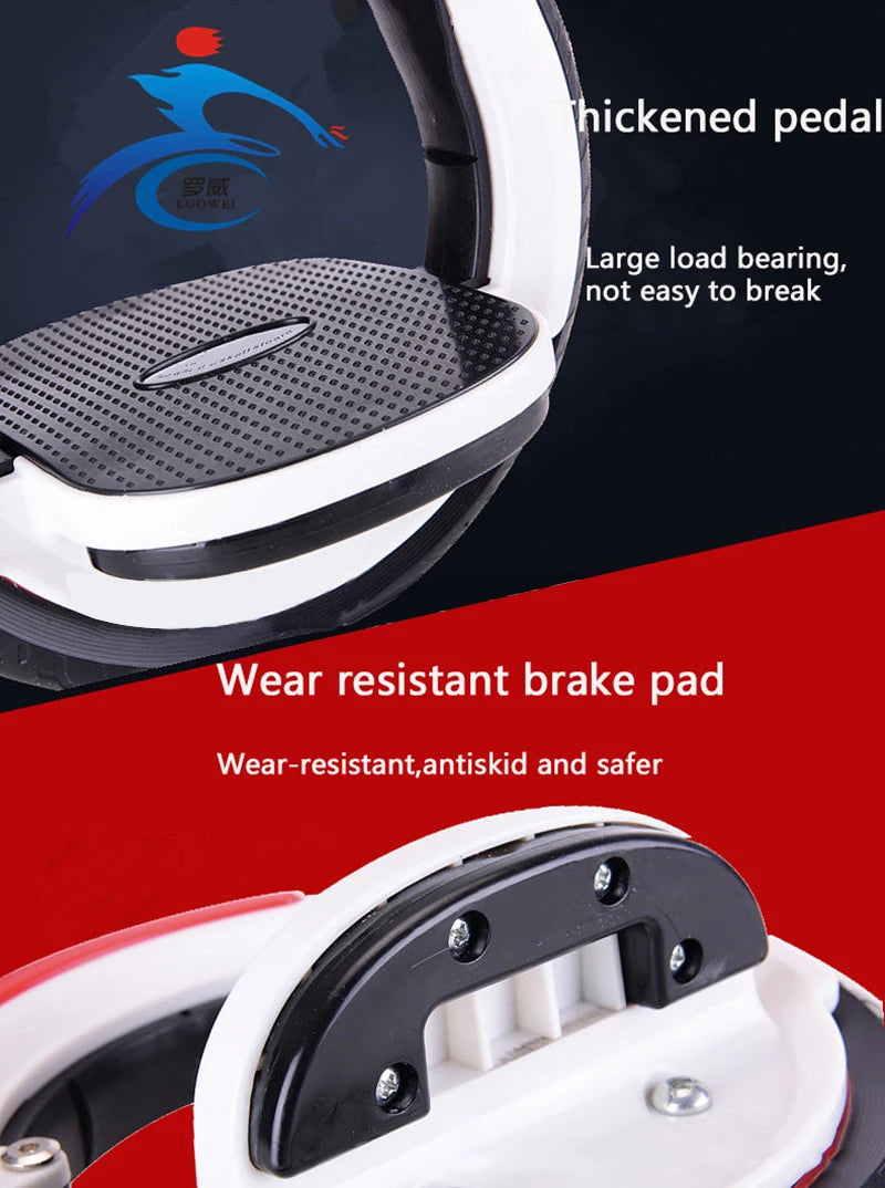 2-Wheel Anti-Slip Drift Skateboard with Foot-Powered Motion for Kids & Teens