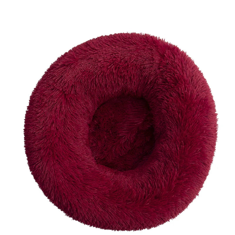 Donut Pet Bed for Dogs & Cats – Plush XXL Round Calming Mat for Small, Medium & Large Pets