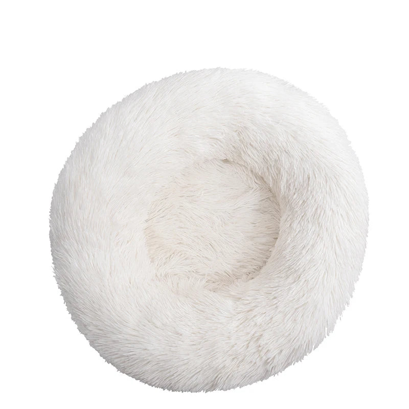 Donut Pet Bed for Dogs & Cats – Plush XXL Round Calming Mat for Small, Medium & Large Pets