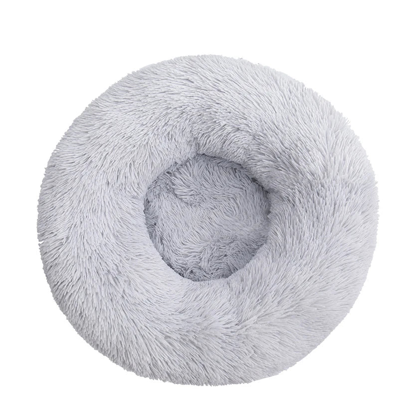 Donut Pet Bed for Dogs & Cats – Plush XXL Round Calming Mat for Small, Medium & Large Pets