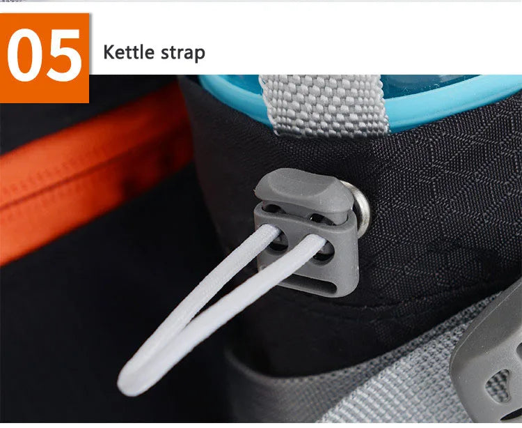 Running Waist Belt with Water Bottle Pouch