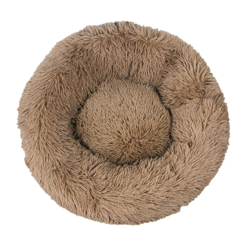 Donut Pet Bed for Dogs & Cats – Plush XXL Round Calming Mat for Small, Medium & Large Pets