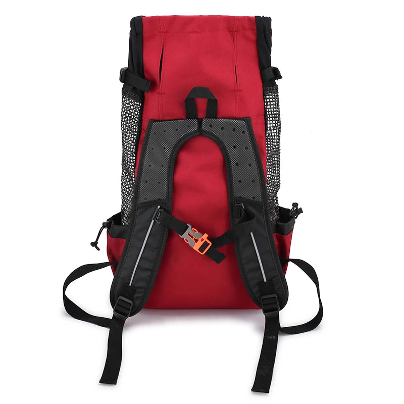 Camouflage Dog Carrier Backpack for Medium & Large Dogs Breathable Travel Pet Backpack for Hiking Riding Samoyed Labrador Corgi