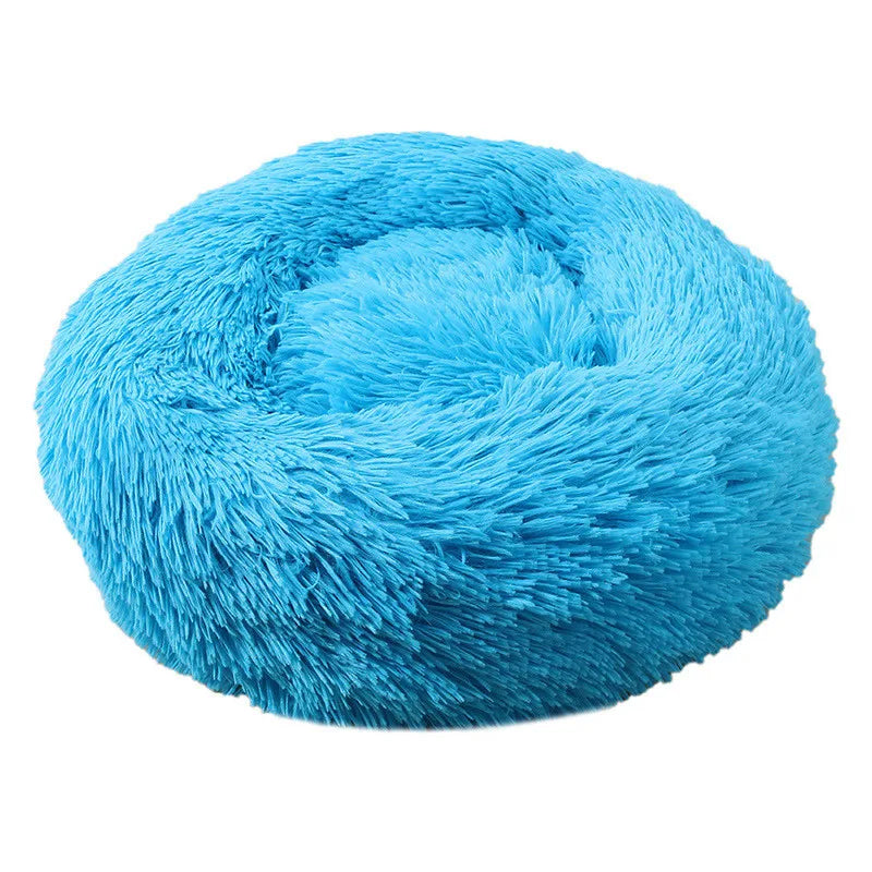 Donut Pet Bed for Dogs & Cats – Plush XXL Round Calming Mat for Small, Medium & Large Pets