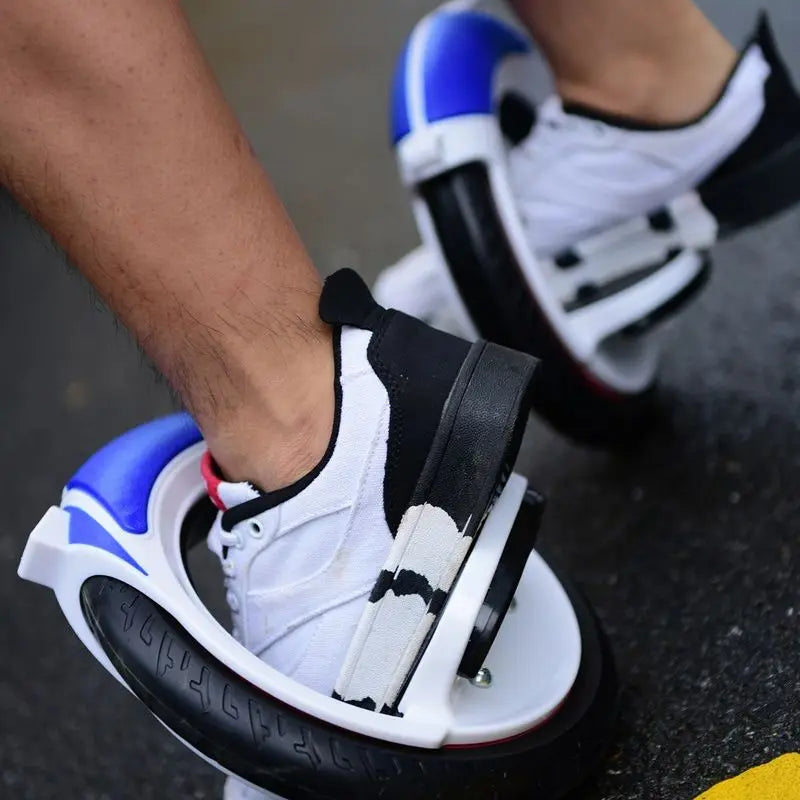 2-Wheel Anti-Slip Drift Skateboard with Foot-Powered Motion for Kids & Teens