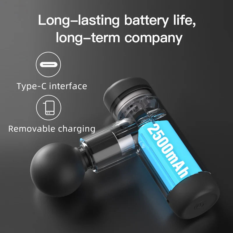 Booster Mini X Massage Gun – Portable Percussion Neck & Back Massager