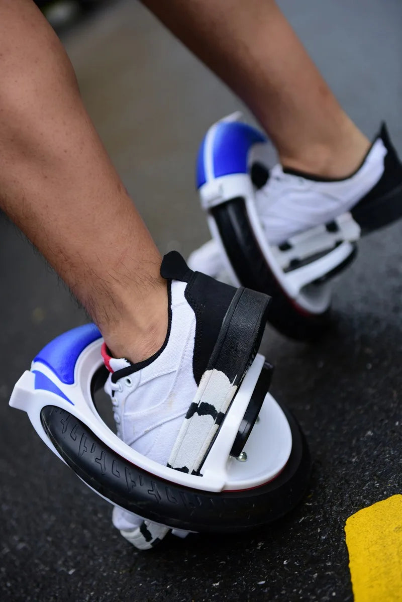 2-Wheel Anti-Slip Drift Skateboard with Foot-Powered Motion for Kids & Teens