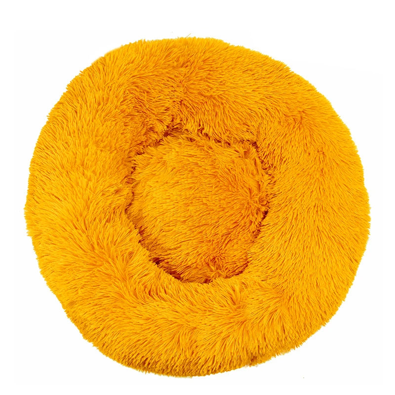 Donut Pet Bed for Dogs & Cats – Plush XXL Round Calming Mat for Small, Medium & Large Pets