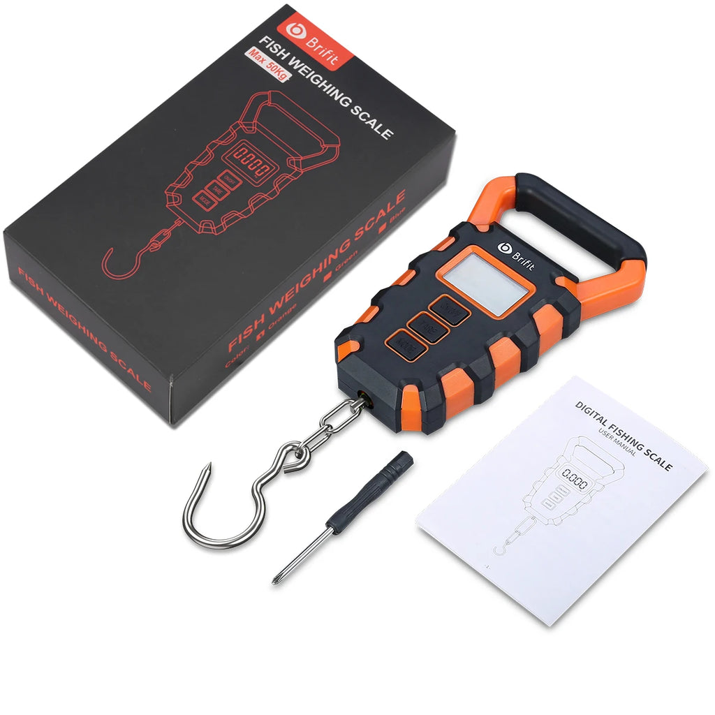 50KG Digital Hanging Scale – Portable Fishing & Luggage Weighing Scale