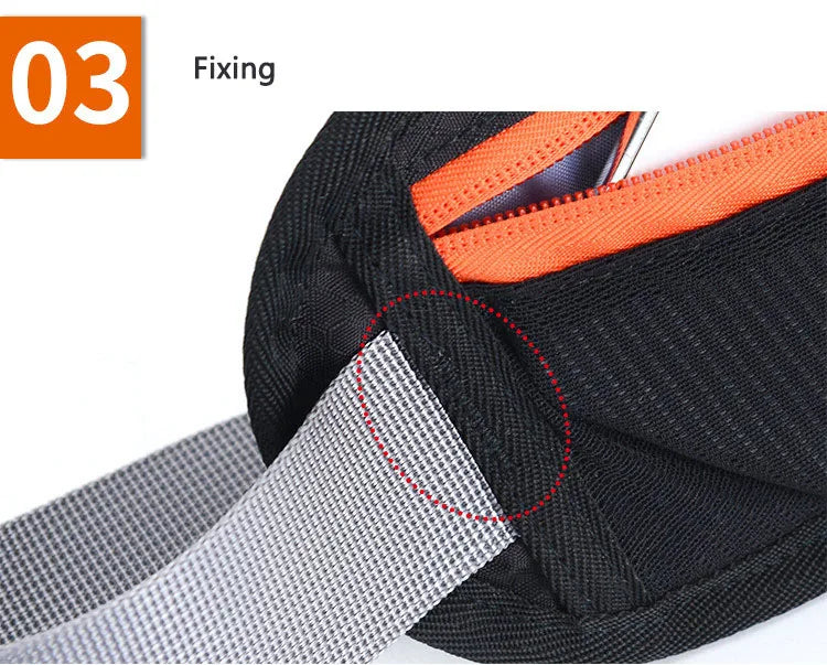 Running Waist Belt with Water Bottle Pouch