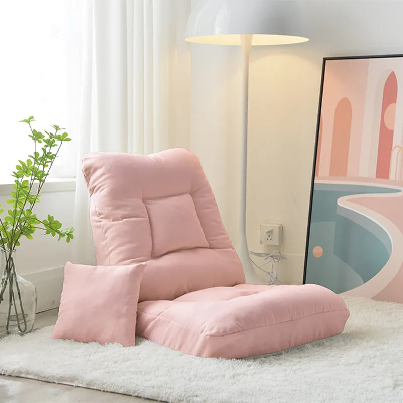 4-in-1 Adjustable Chaise Lounge Sofa Bed with Pillow – 15-Position Floor Lounger