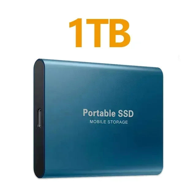Portable SSD 1TB Original Hard Disk USB3.1 High Speed Hard Drive Type-C Solid Disk 2TB 4TB External ssd for Phone/Loptop/Mac/PC
