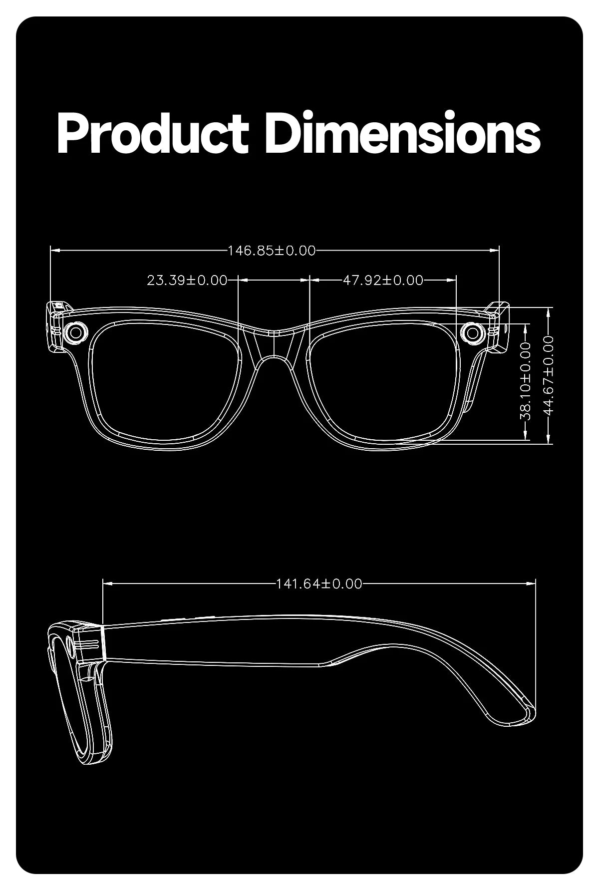 AI Smart Glasses with 8MP Camera Video Recording 100+ Languages Translation Blue LightSunglasses Bluetooth Call WIFI Men Women