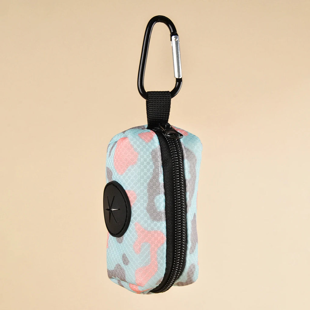 Cute Designer Dog Poop Bag Holder Dispenser Clip-On Waste Bag Holder for Any Dog Leash