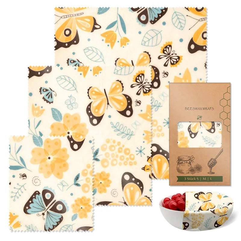 Beeswax Food Wrap – Reusable Cotton Preservation Cloth