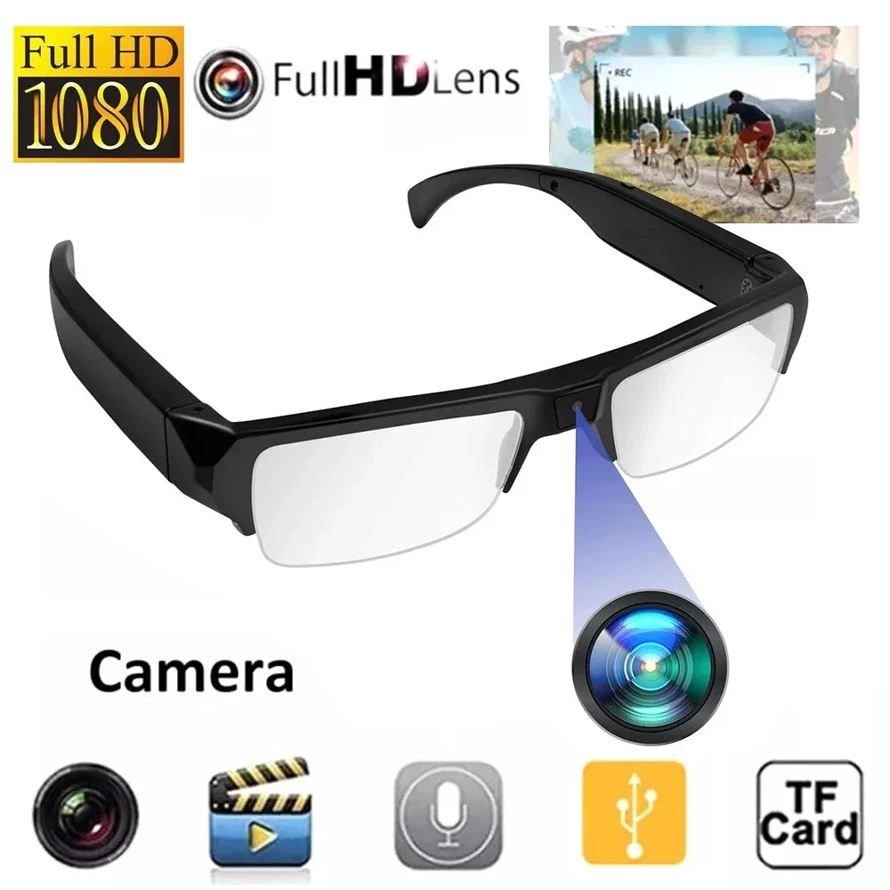 1080P HD Mini Camera Glasses Action Camcorder Outdoor Cycling Sports Security DVR Glasses Camera Sports Video Glasses