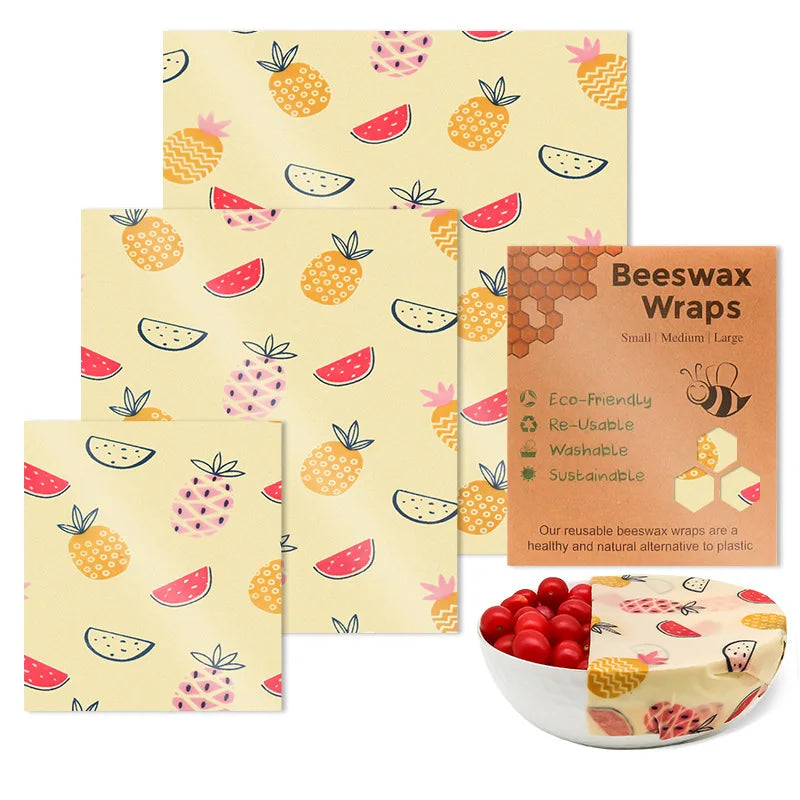 Beeswax Food Wrap – Reusable Cotton Preservation Cloth