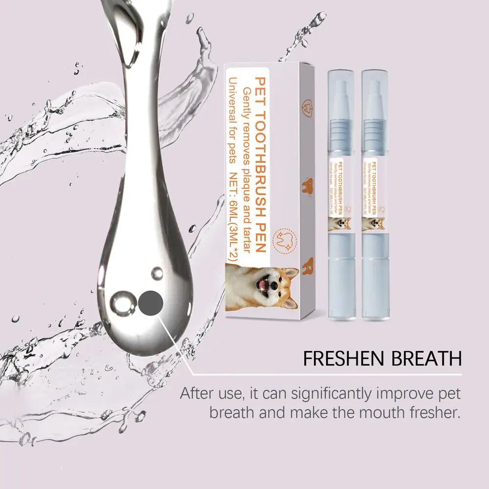 Pet Teeth Cleaning Pen for Dogs & Cats – Easy Dental Care for Fresh Breath
