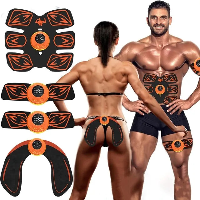 USB Rechargeable EMS Abdominal Muscle Stimulator – 6-Pack Abs & Waist Trainer for Men & Women