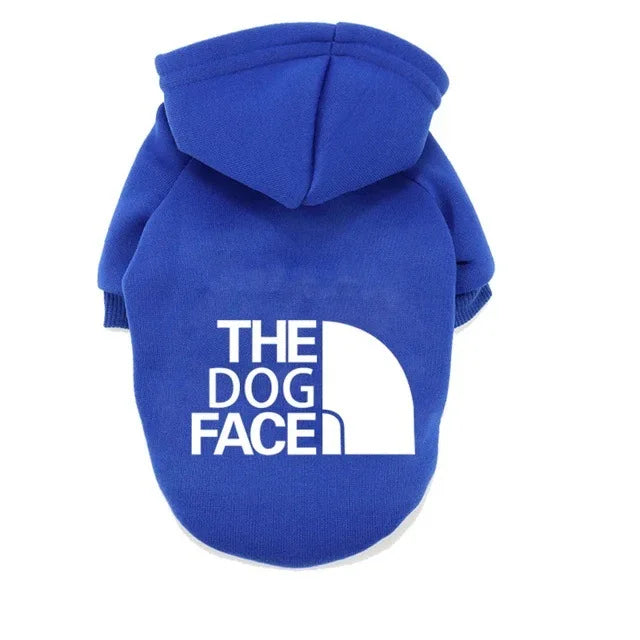 Warm Hooded Dog Jacket Coat Autumn Winter Pet Hoodie Clothing for Small & Large Dogs Corgi Border Collie