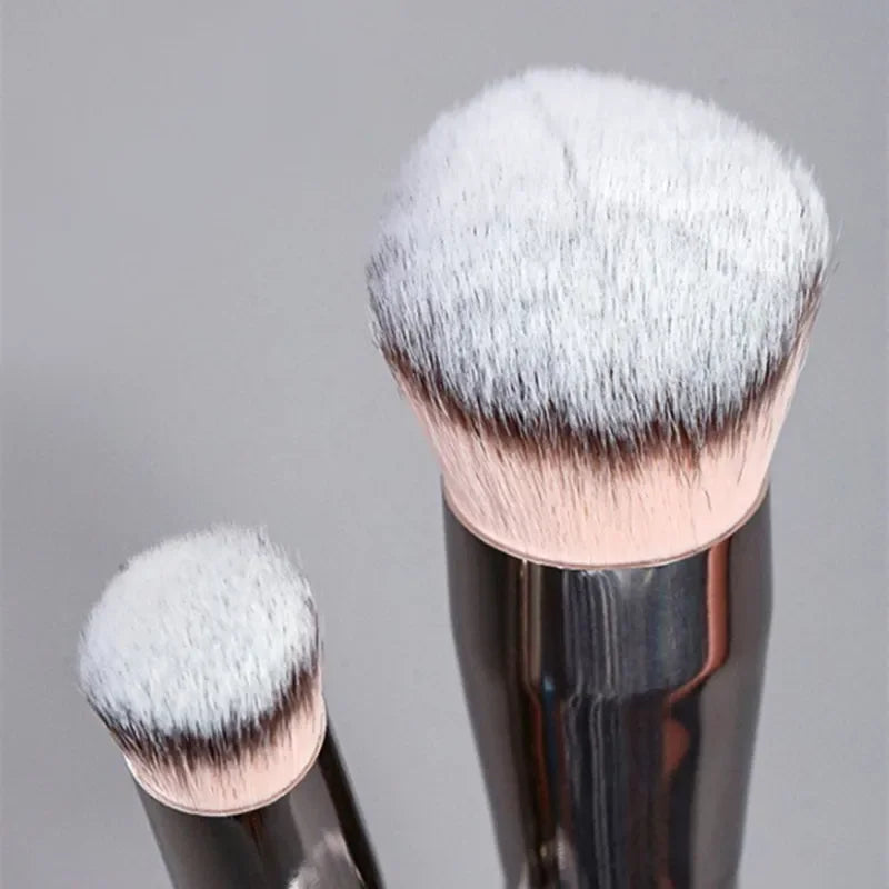 Angled Foundation & Concealer Makeup Brush for Seamless Liquid and Cream Coverage