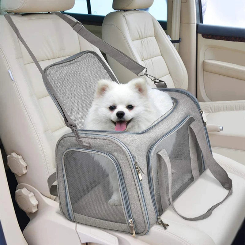 Portable Pet Carrier Backpack – Soft Side Dog & Cat Travel Bag