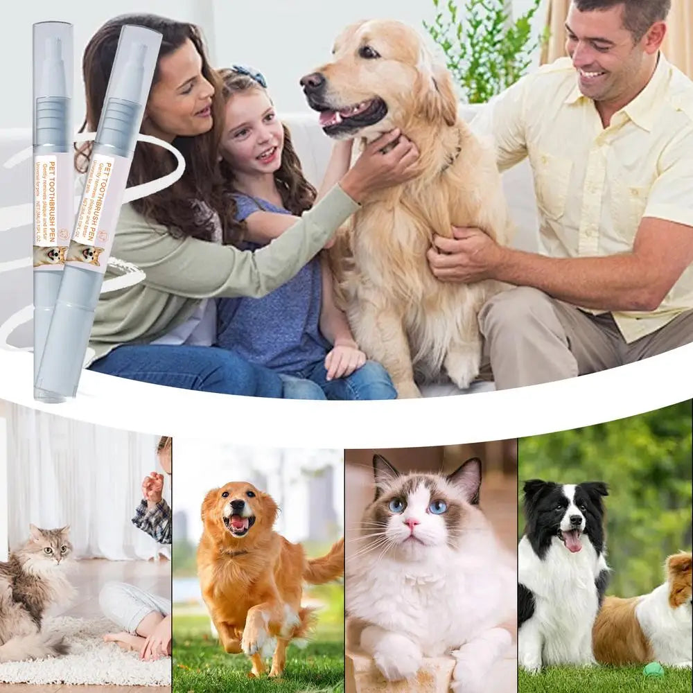Pet Teeth Cleaning Pen for Dogs & Cats – Easy Dental Care for Fresh Breath
