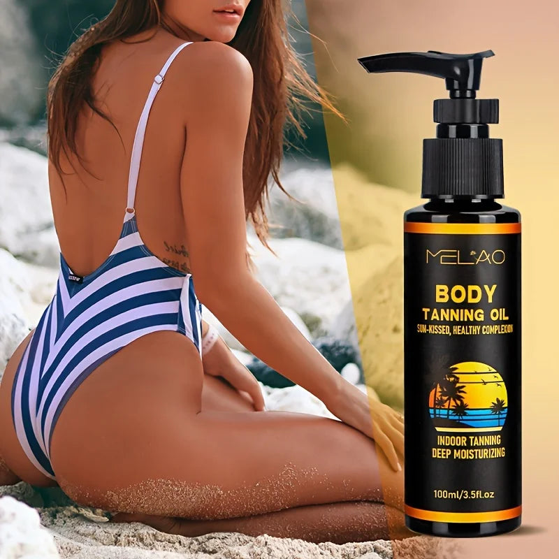 Tanning Oil Intensifier – Fast Dark Sun Tan with Moisturising Oils 100ml
