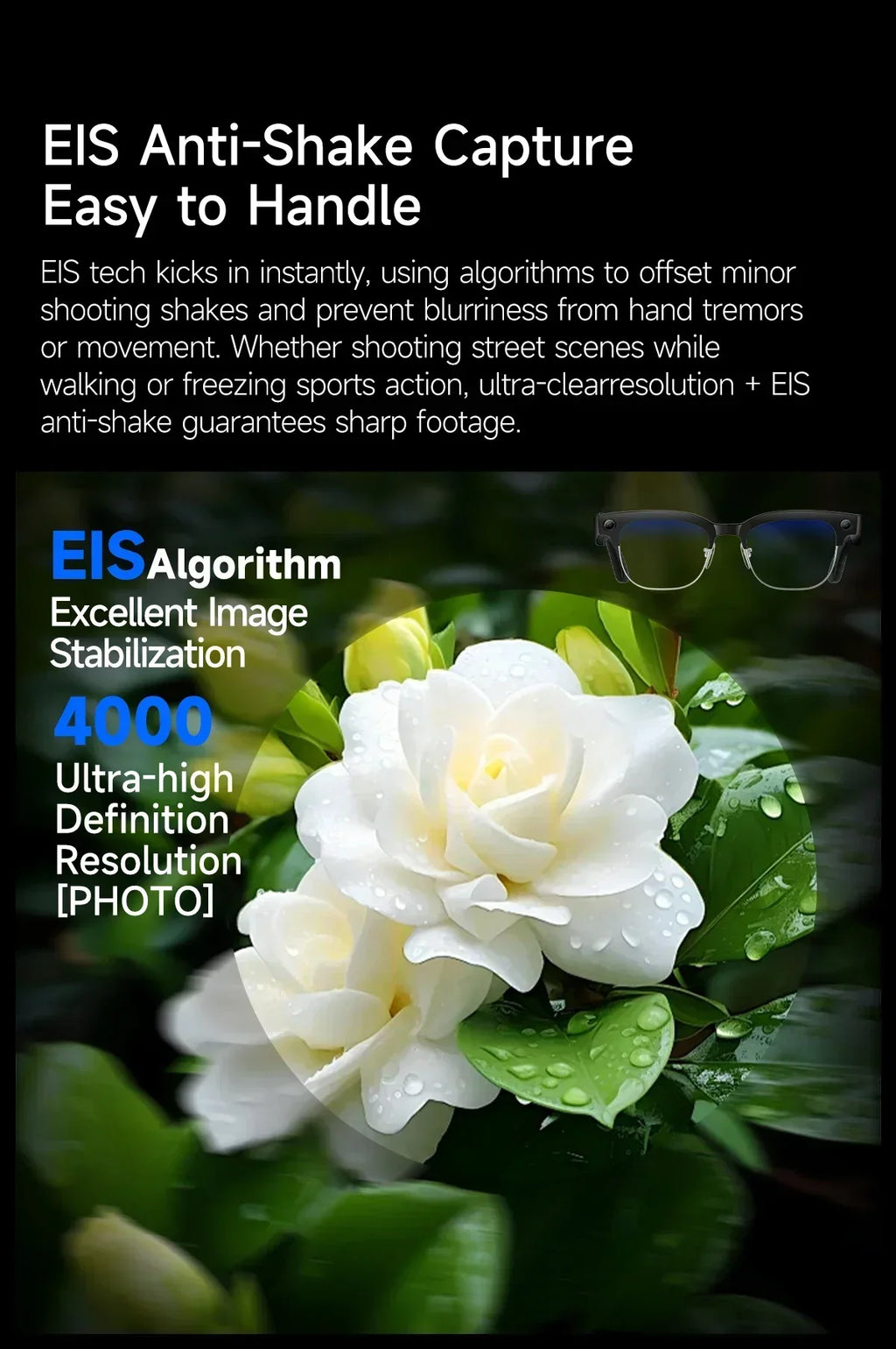 2026New Ultra AI Smart Glasses With 800W Camera GPT Sunglasses WIFI Transmission Bluetooth Call Video Music Player For Men Women