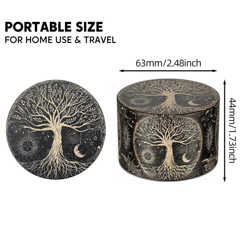 4-Layer Premium Metal Herb Grinder – Multifunctional Tobacco & Herb Crusher