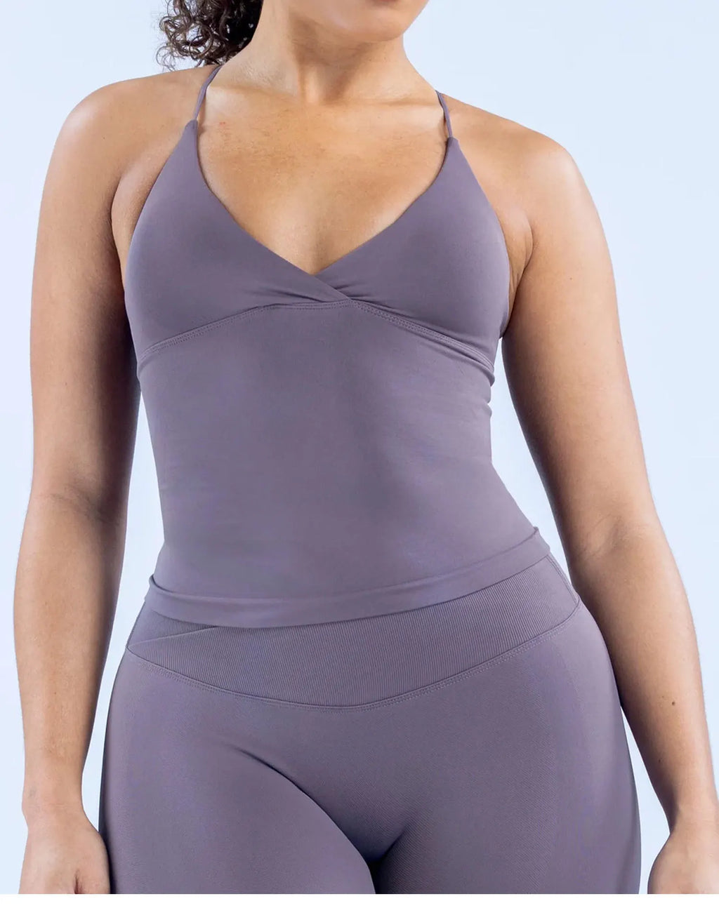 Vision Twist Front Longline Top Backless Sports Tank Top Women Yoga Vest with Removable Cups Fitness Camisole Running Gym Tops