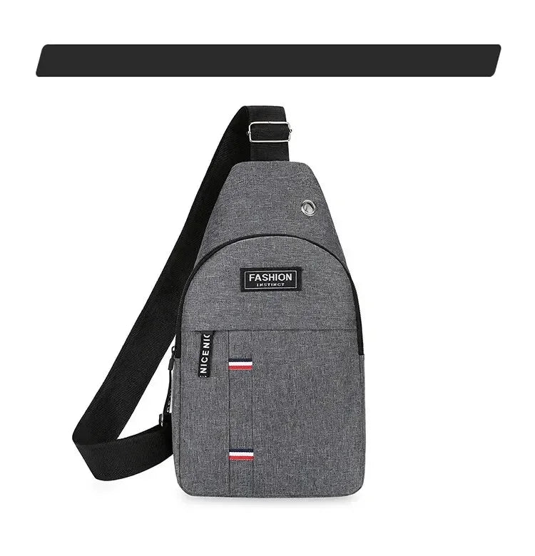 Fashionable and Trendy Lightweight Single Minimalist Shoulder Crossbody Bag for Men with Large Capacity for Leisure and Sports